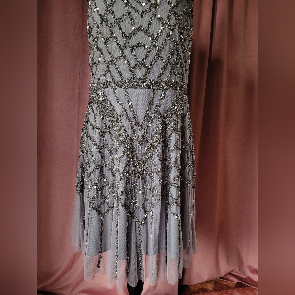 Aidan Mattox Sequin Cocktail Dress - Picture 5 of 7